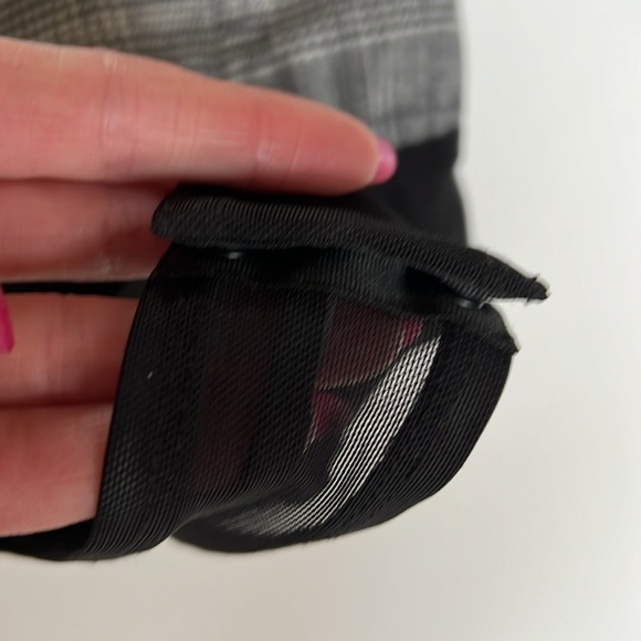 NWT CAMI NYC Women's Black Plaid Coset Style Teddy Bodysuit size small - Picture 9 of 11